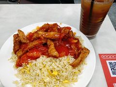 番茄猪扒饭-好好滋味茶餐厅