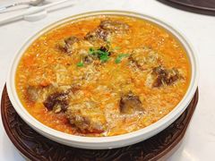 蟹粉烧海参-江园私房菜