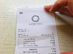 账单-Mercato莫卡多露台餐厅与酒吧(K11店)