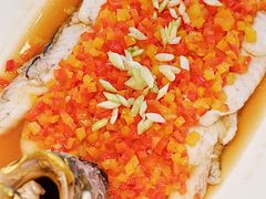 自制泡辣椒蒸深海大黄鱼-湖滨28中餐厅·西湖宴·杭州君悦酒店