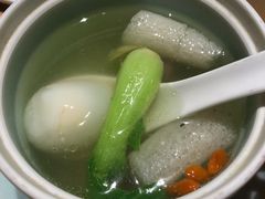 竹荪鸽蛋汤-竹里馆·淮扬菜·功夫茶(老门东店)