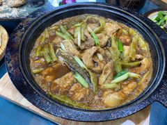 石锅海鳝鱼炖芸豆-君霖海鲜私房菜(春柳店)