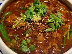 水煮牛肉-绿茶餐厅(乐峰广场店)