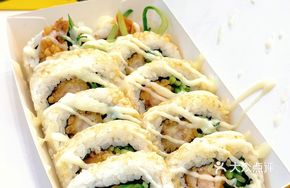 Fried Shrimp Tempura Sushi Bowl