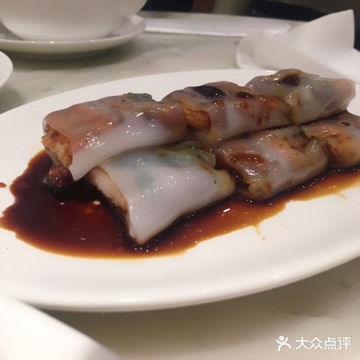 香港百合居-蜜汁叉燒腸圖片-上海美食-大眾點評網