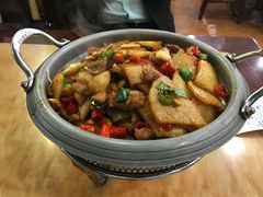 干锅土豆片-力力豆花庄(广渠门店)