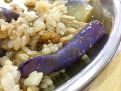 扒肉酱紫茄-北大学一食堂