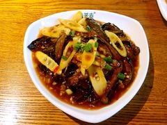 鱼香茄子煲-去茶去餐厅(中央大街店)
