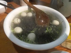 龙须草鱼丸汤-南蚝小贝海鲜特色餐厅(南澳岛店)