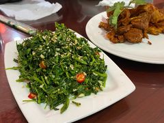 凉拌苜蓿-范记靖远羊羔肉(博物馆店)