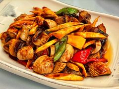 口蘑炒笋尖-玉华宫宾馆·餐厅(铜川驻京办店)