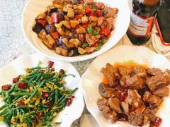 茄子肉丁小公鸡双拼拌面-文三里屯面馆(三里屯店)