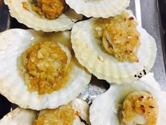 蒜蓉焗扇贝（熟蒜）3个-炒豆合作社(东四总店)