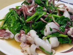 韭菜炒海兔-清香园大连老菜馆(成仁街店)