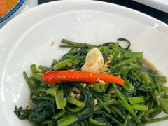 秘制虾酱炒空心菜-帕蓝·暹罗料理(大学路店)