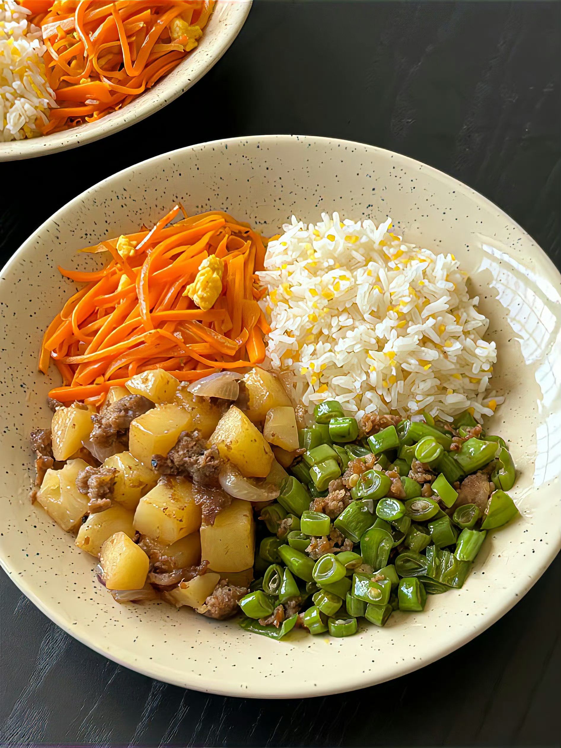 好有生命力的饭菜🍚🥬