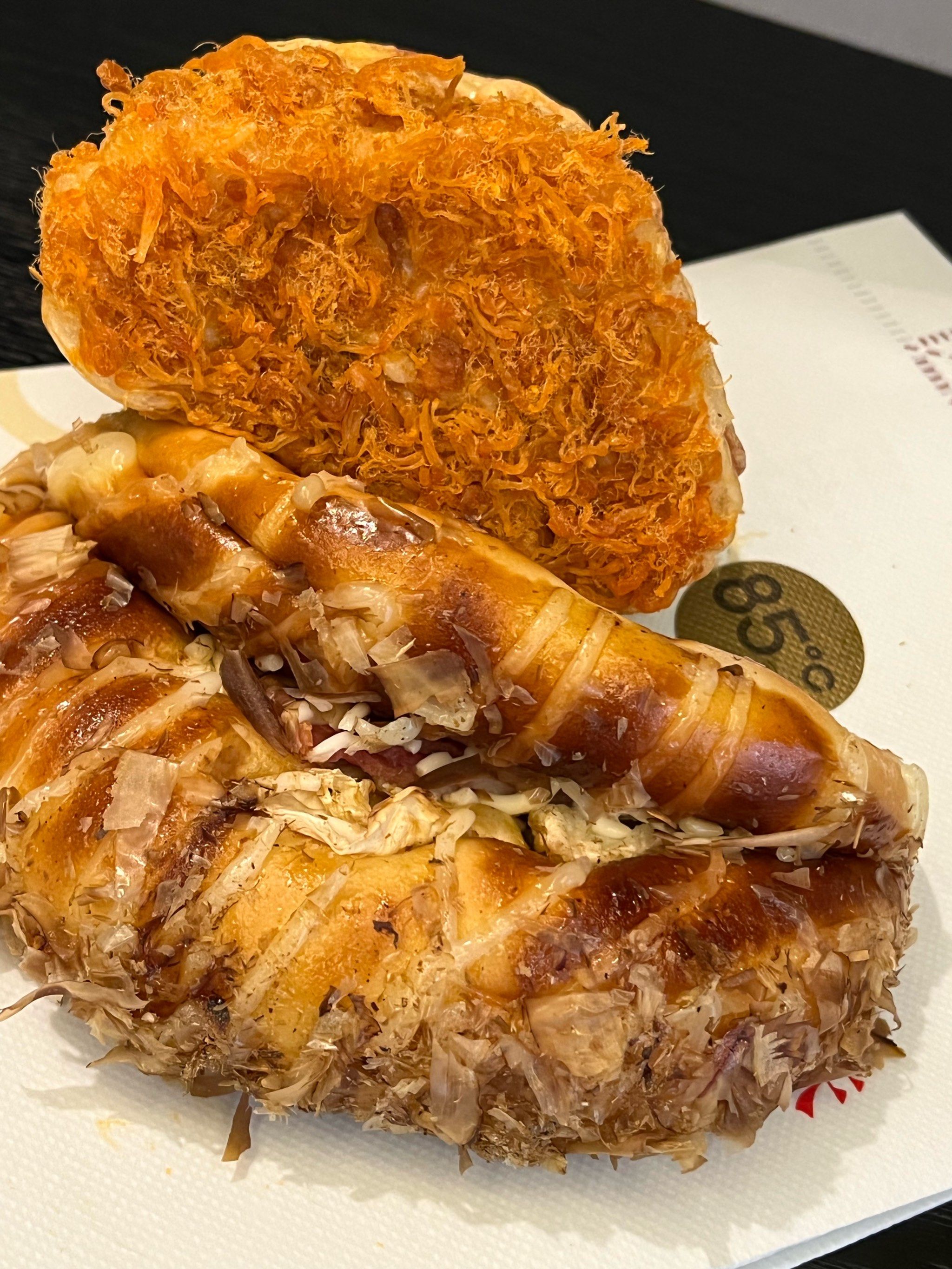 85度c的大阪烧面包是我心中的yyds