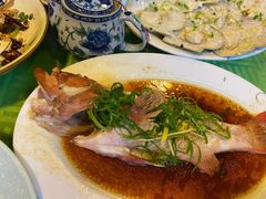 清蒸石斑鱼-盛港湾海鲜食府(黄沙店)