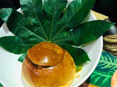 咖喱面包鸡-烛影拾光观景餐厅·创意菜·摄影·小提琴(大唐不夜城店)