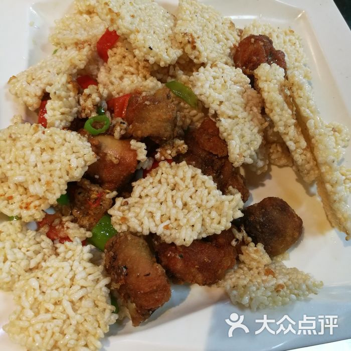 老宅藕香武昌鱼锅巴香酥鸡图片-北京湖北菜/家常菜-大众点评网