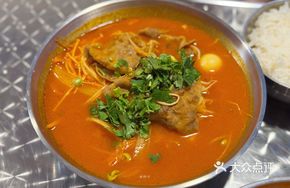 Fatty Beef Sour Soup Rice