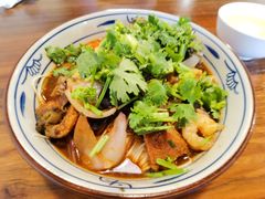 虾爆鳝拌面-爱家面馆(常州总店)