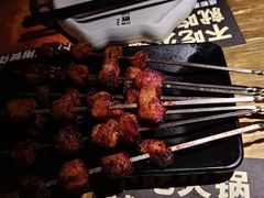 烤猪颈肉-烤匠麻辣烤鱼(环球中心店)