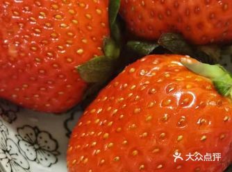 红红的草莓 草莓喜温凉气候，开花结果期4-40℃