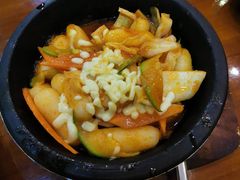 鱼饼炒年糕-韩宫宴炭火烤肉(昆山金鹰店)