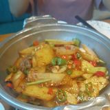 我比较喜欢海带丝，干锅土豆片辣辣的（川菜的味道）