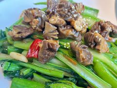 菜心炒鸡杂-林辉家宴·本地家常菜·头牌清远鸡(先锋店)