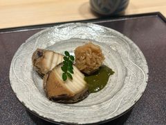矶煮鲍鱼配鲍鱼肝酱-小十Omakase(地王大厦店)