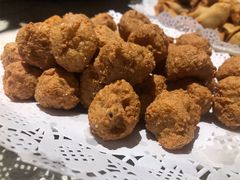 炸豆腐丸子-华盛园卷子王农家菜水库鱼