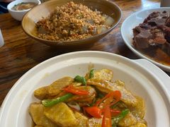 酸菜炒凉粉米饭-华州老碗