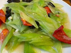 清炒莴苣-百味地锅鸡(夹河西街店)