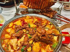 -百彦蒙古包·碳烤羊排·手抓羊肉(万江首店)