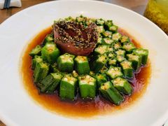 黑椒牛肉拼秋葵-将相和·海鲜蒸饺大连菜