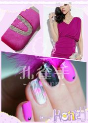 95-孔雀手美甲美睫护理