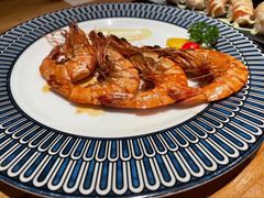 盐烤大虾-藤原布二·八佰善会席料理(奥体店)