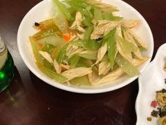 芹菜腐竹-老林烧烤