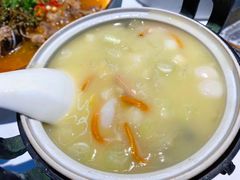 明湖奶汤蒲菜-鑫悦诚府·新鲁菜·餐厅(趵突泉店)