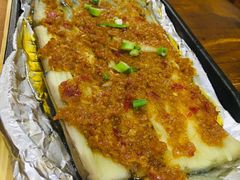 蒜蓉烤茄子-老东镇啤酒屋海鲜加工·蒸汽海鲜·海鲜烧烤(台东店)