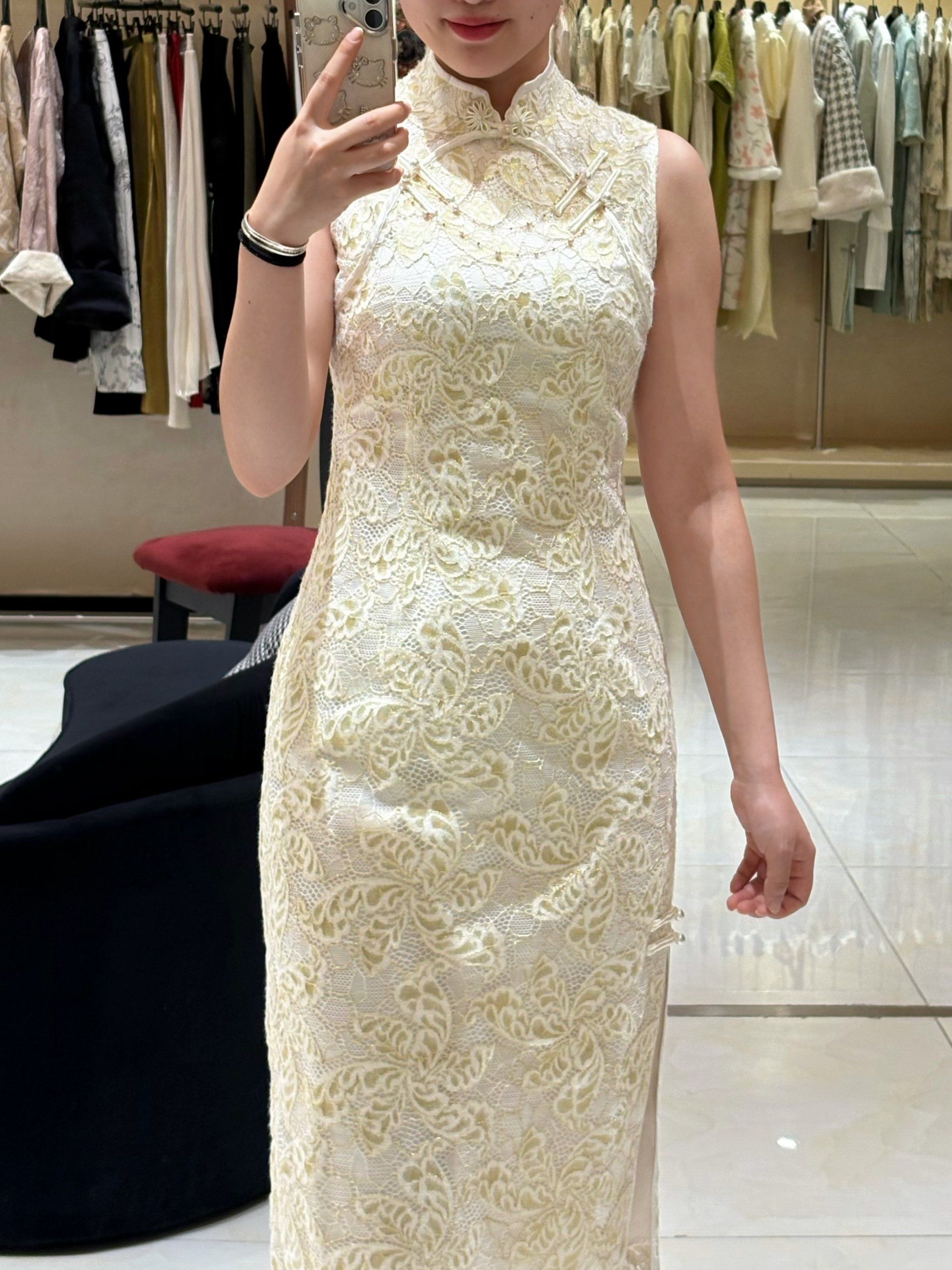 微胖穿无袖旗袍真的yyds