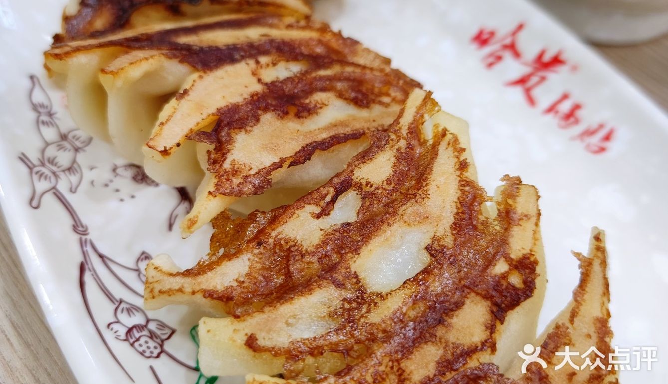 锅贴单人餐，像是吃个了早餐。