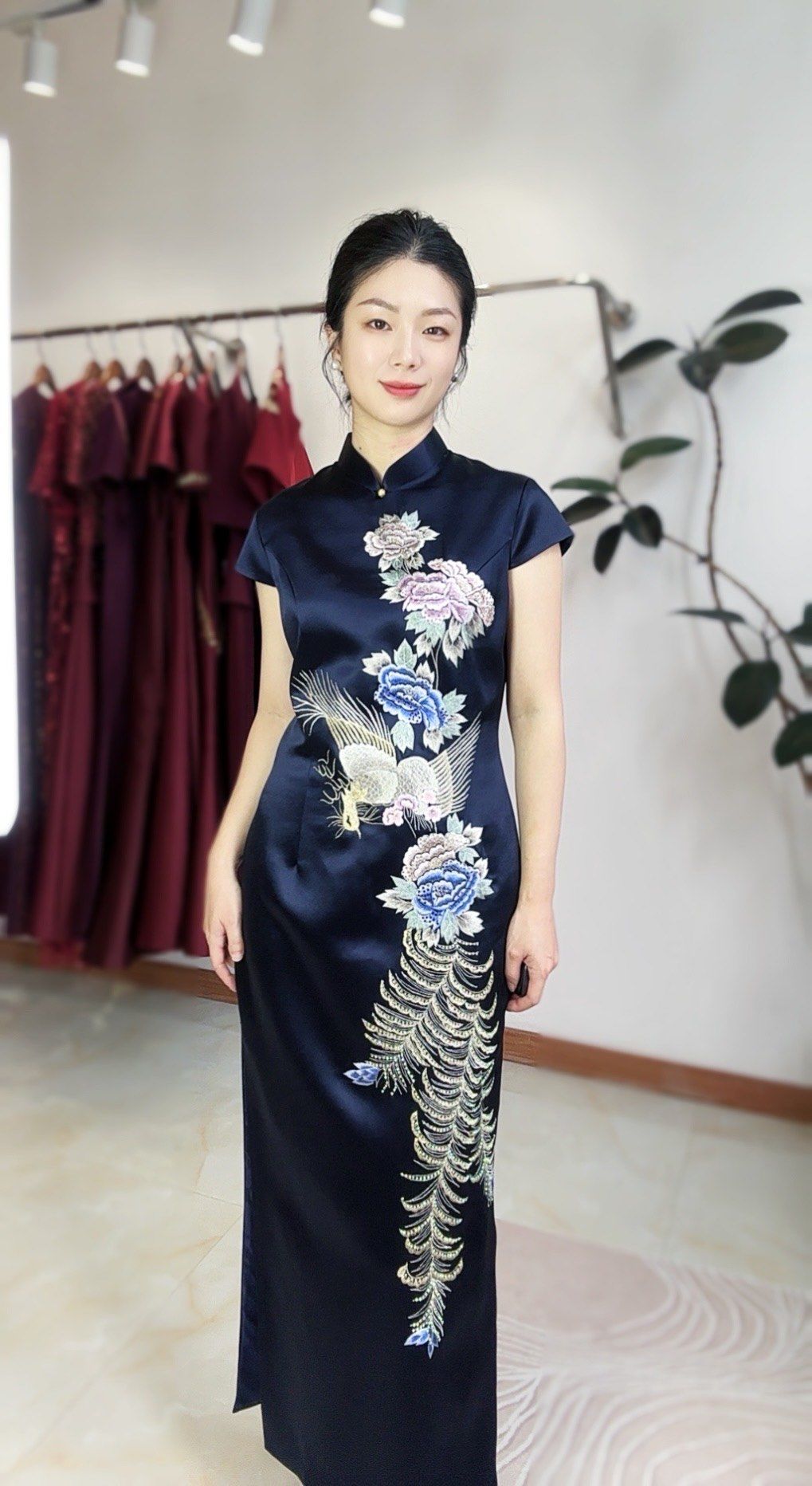 旗袍礼服传统之美#喜妈妈喜婆婆旗袍