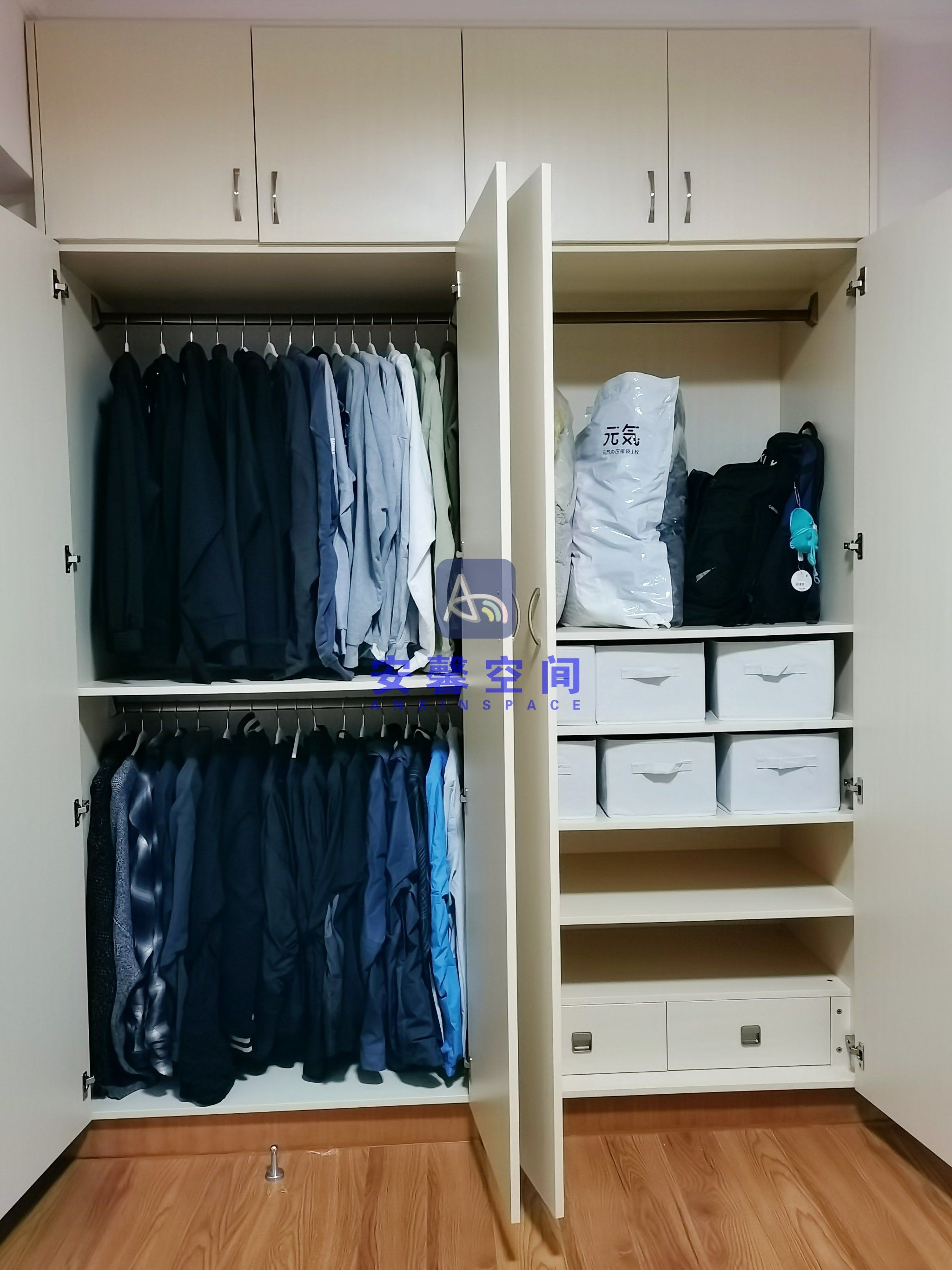 原来男生的衣橱也可以看着这么舒服👍🏻