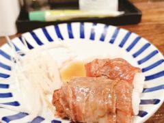 铺天盖地顶级澳牛肉火焰寿司-仙隐小鹿中華の日料(正弘城店)