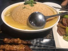山菌锅巴汤-郑喜旺烧烤(郑州总店)