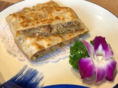 千层肉饼小份-川旺角川粤融合菜•海景餐厅(星海广场店)
