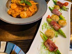 小蘑菇烩培根芦笋-SISTERS BAR RESTAURANT川意酒馆(嘉善老市H楼店)